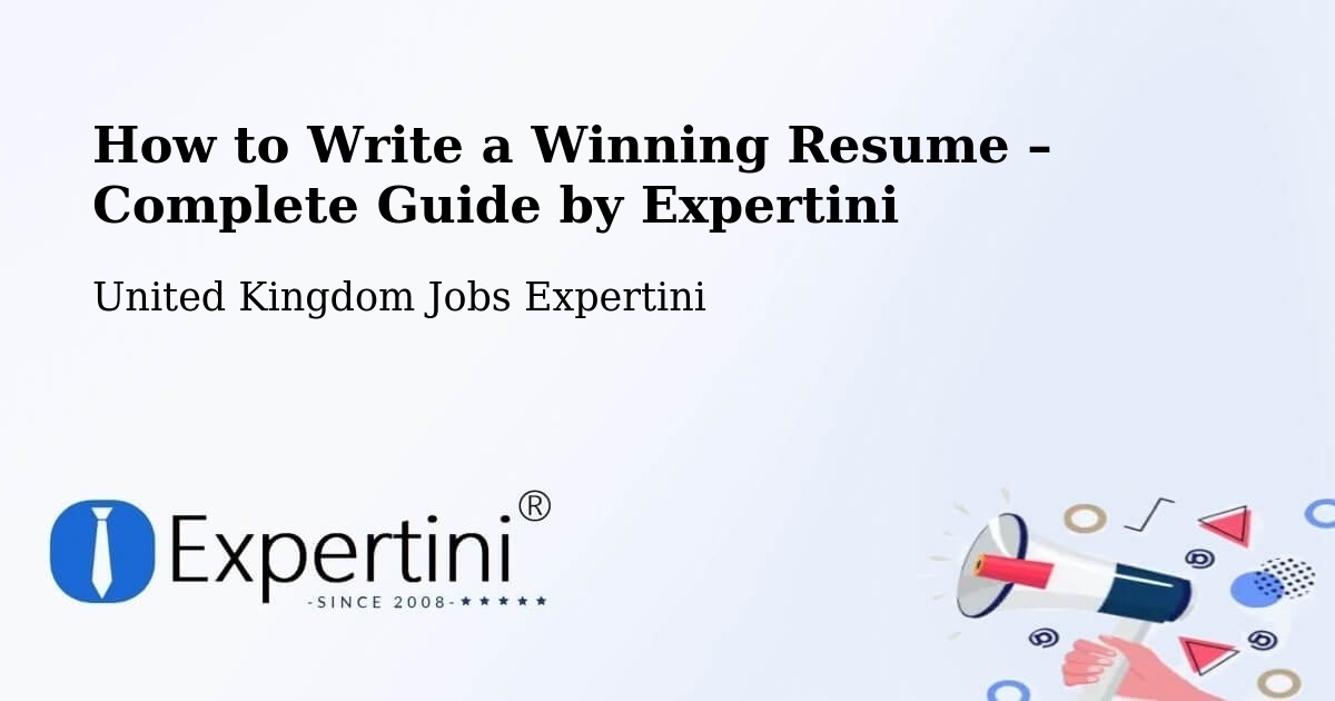 Resume Writing Guide for Job Seekers – Westminster - Westminster, United Kingdom Jobs Expertini